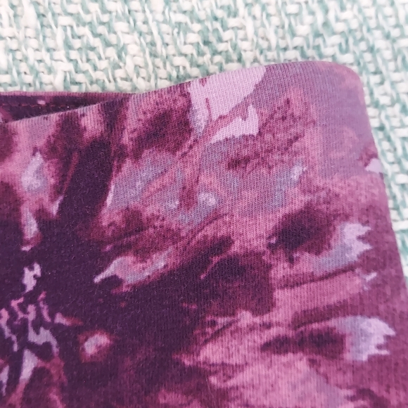 Terra & Sky Pink Floral Leggings, Plus Size , 3X - Picture 5 of 11